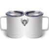 10 oz. White Stainless Steel Coffee Mug Thumbnail