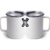 10 oz. White Stainless Steel Coffee Mug Thumbnail