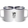 10 oz. White Stainless Steel Coffee Mug Thumbnail