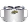 10 oz. White Stainless Steel Coffee Mug Thumbnail