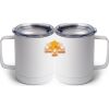 10 oz. White Stainless Steel Coffee Mug Thumbnail