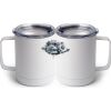 10 oz. White Stainless Steel Coffee Mug Thumbnail