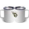 10 oz. White Stainless Steel Coffee Mug Thumbnail