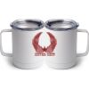 10 oz. White Stainless Steel Coffee Mug Thumbnail