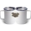 10 oz. White Stainless Steel Coffee Mug Thumbnail