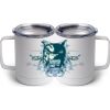 10 oz. White Stainless Steel Coffee Mug Thumbnail