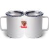10 oz. White Stainless Steel Coffee Mug Thumbnail