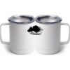10 oz. White Stainless Steel Coffee Mug Thumbnail