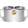 10 oz. White Stainless Steel Coffee Mug Thumbnail