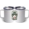 10 oz. White Stainless Steel Coffee Mug Thumbnail