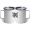 10 oz. White Stainless Steel Coffee Mug Thumbnail