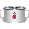 10 oz. White Stainless Steel Coffee Mug Thumbnail