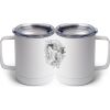 10 oz. White Stainless Steel Coffee Mug Thumbnail