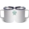 10 oz. White Stainless Steel Coffee Mug Thumbnail