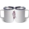 10 oz. White Stainless Steel Coffee Mug Thumbnail