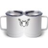 10 oz. White Stainless Steel Coffee Mug Thumbnail