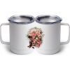 10 oz. White Stainless Steel Coffee Mug Thumbnail