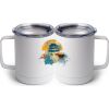 10 oz. White Stainless Steel Coffee Mug Thumbnail