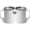 10 oz. White Stainless Steel Coffee Mug Thumbnail