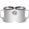 10 oz. White Stainless Steel Coffee Mug Thumbnail