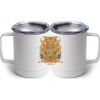 10 oz. White Stainless Steel Coffee Mug Thumbnail
