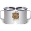 10 oz. White Stainless Steel Coffee Mug Thumbnail