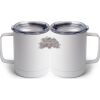 10 oz. White Stainless Steel Coffee Mug Thumbnail