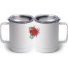 10 oz. White Stainless Steel Coffee Mug Thumbnail