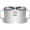 10 oz. White Stainless Steel Coffee Mug Thumbnail