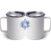 10 oz. White Stainless Steel Coffee Mug Thumbnail