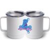 10 oz. White Stainless Steel Coffee Mug Thumbnail