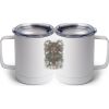 10 oz. White Stainless Steel Coffee Mug Thumbnail
