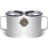 10 oz. White Stainless Steel Coffee Mug Thumbnail