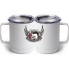 10 oz. White Stainless Steel Coffee Mug Thumbnail