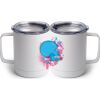 10 oz. White Stainless Steel Coffee Mug Thumbnail