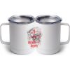 10 oz. White Stainless Steel Coffee Mug Thumbnail