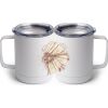 10 oz. White Stainless Steel Coffee Mug Thumbnail