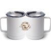10 oz. White Stainless Steel Coffee Mug Thumbnail