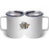 10 oz. White Stainless Steel Coffee Mug Thumbnail
