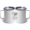 10 oz. White Stainless Steel Coffee Mug Thumbnail
