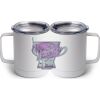 10 oz. White Stainless Steel Coffee Mug Thumbnail