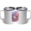 10 oz. White Stainless Steel Coffee Mug Thumbnail
