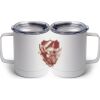 10 oz. White Stainless Steel Coffee Mug Thumbnail