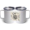 10 oz. White Stainless Steel Coffee Mug Thumbnail
