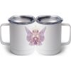 10 oz. White Stainless Steel Coffee Mug Thumbnail
