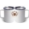 10 oz. White Stainless Steel Coffee Mug Thumbnail