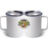 10 oz. White Stainless Steel Coffee Mug Thumbnail