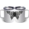 10 oz. White Stainless Steel Coffee Mug Thumbnail