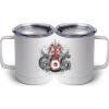 10 oz. White Stainless Steel Coffee Mug Thumbnail