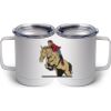 10 oz. White Stainless Steel Coffee Mug Thumbnail